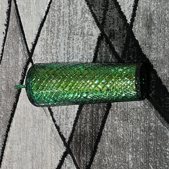 STARBUCKS 2021 JEWELED EMERALD GREEN VENTI TUMBLER - Picture 5 of 11